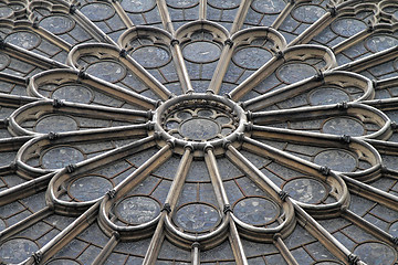 Image showing Notre Dame Rose Window