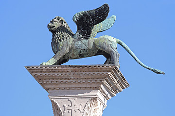 Image showing Winged Lion Column