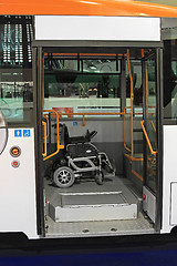 Image showing Wheelchair Bus