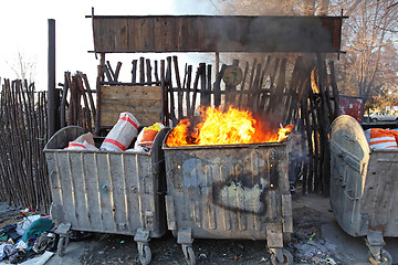 Image showing Fire Dumpster