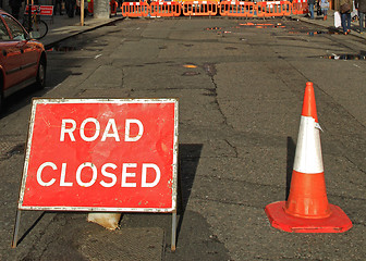 Image showing Road Closed