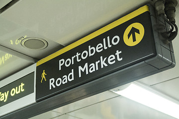 Image showing Portobello Road Market