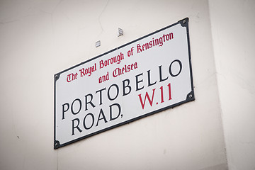 Image showing Portobello Road