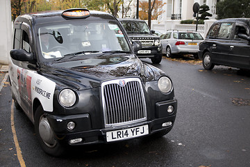 Image showing English Black Taxi