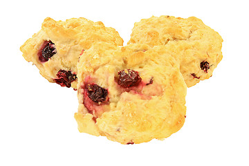 Image showing Lemon Cranberry Tea Biscuits  