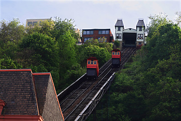 Image showing Duquesne Incline in Pittsburgh, Pennsylvania, USA. 