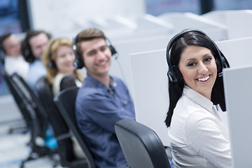 Image showing Call center operators