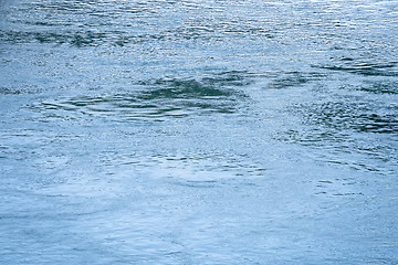 Image showing water surface river Rhine Basel Swiss