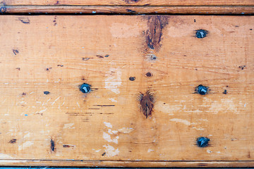 Image showing old painted wooden background