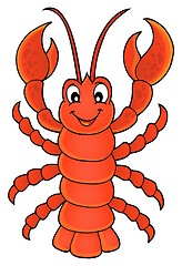 Image showing Cartoon lobster theme image 1