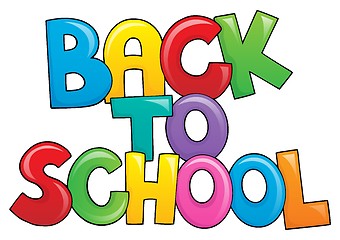 Image showing Back to school message image 1