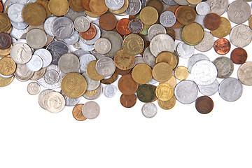 Image showing old world coins texture