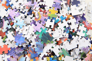 Image showing color puzzle background