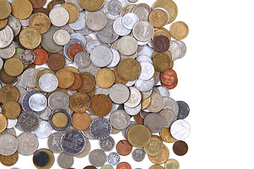 Image showing old world coins texture