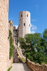 Image showing ancient tower Marche Italy