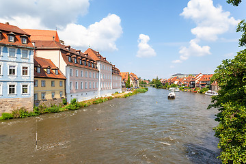 Image showing river Regnitz in Bamberg Germany