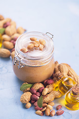 Image showing Natural peanut butter