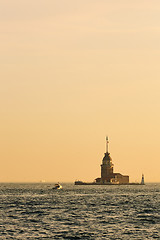 Image showing The Maidens Tower. Istanbul, Turkey