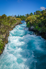 Image showing Huka falls, Taupo, New Zealand