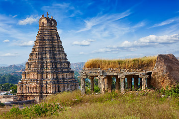 Image showing Virupaksha Temple. Hampi, Karnataka, India