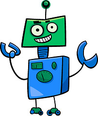 Image showing robot cartoon character