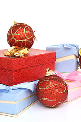 Image showing balls and gifts