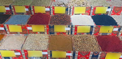 Image showing Turkish spices shop