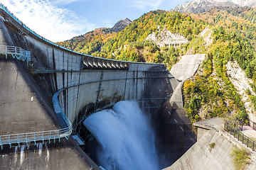 Image showing Kurobe Dam in Toyama