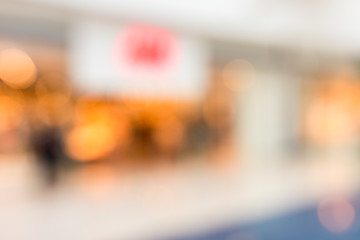 Image showing Blur store with bokeh background