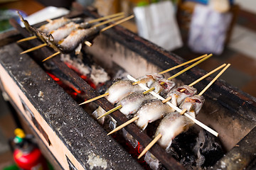 Image showing Japanese traditional grilled fish 