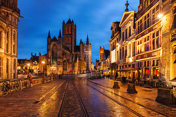 Image showing Saint Nicholas\' Church, Ghent