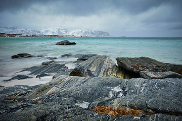 Image showing Lofoten islands landscape