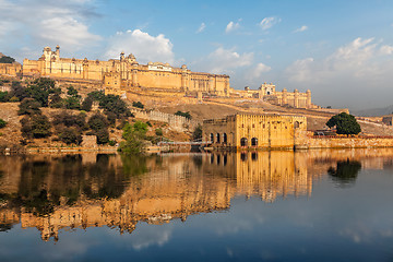 Image showing Amer Amber fort, Rajasthan, India