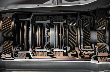 Image showing Cross section of an automatic gearshift