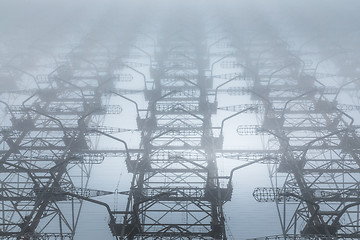 Image showing Duga Antenna Complex in Chernobyl Exclusion zone 2019