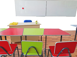 Image showing Empty school classroom