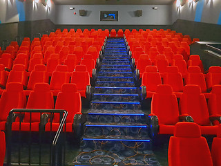 Image showing Empty cinema hall