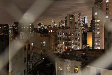 Image showing Chinatown at night, New York City, United States of America.