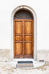 Image showing typical italian door