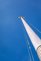 Image showing flagpole at town hall Vienna Austria