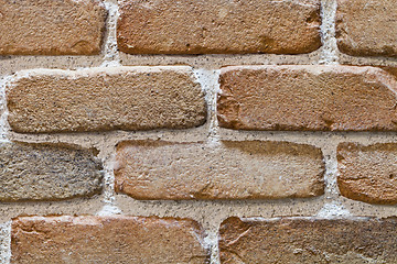 Image showing Brick wall texture background for design artwork, architecture, 