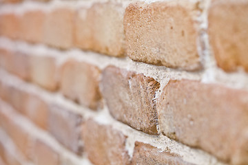 Image showing Brick wall texture background for design artwork, architecture, 