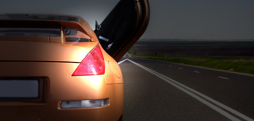 Image showing Car on the highway