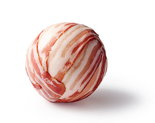 Image showing ball of prosciutto slices