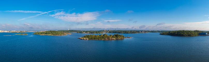 Image showing Swedish coast in summer season