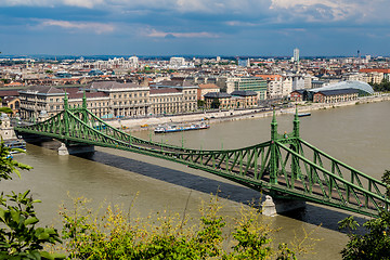 Image showing Liberty Bridge in Budapest.