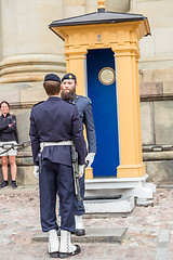 Image showing Royal Guards in stockholm