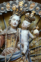 Image showing Blessed Virgin Mary with baby Jesus
