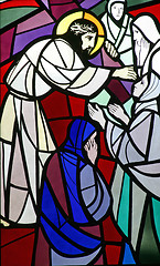 Image showing 8th Stations of the Cross, Jesus meets the daughters of Jerusalem