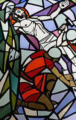 Image showing 11th Stations of the Cross, Crucifixion: Jesus is nailed to the cross